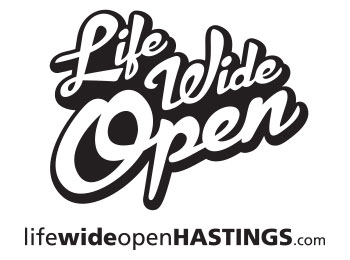 'Life Wide Open' Logo [Black]